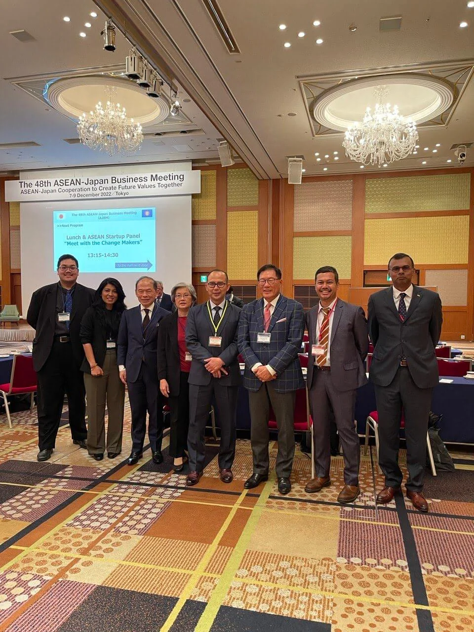 Attending the 48th ASEAN-JAPAN Business Meeting in Shinagawa, Tokyo