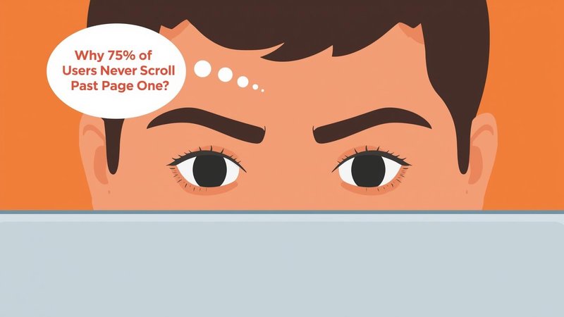 Why 75% of Users Never Scroll Past Page One?